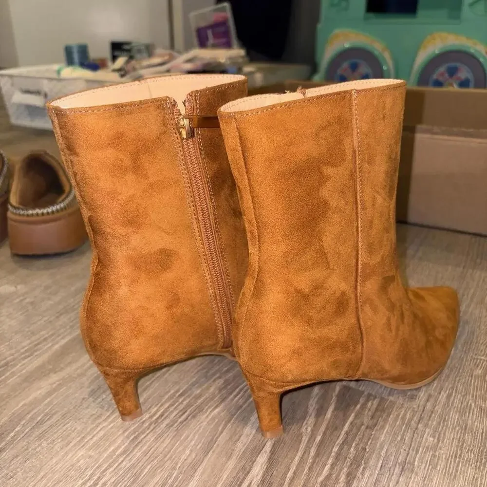 Other tan suede